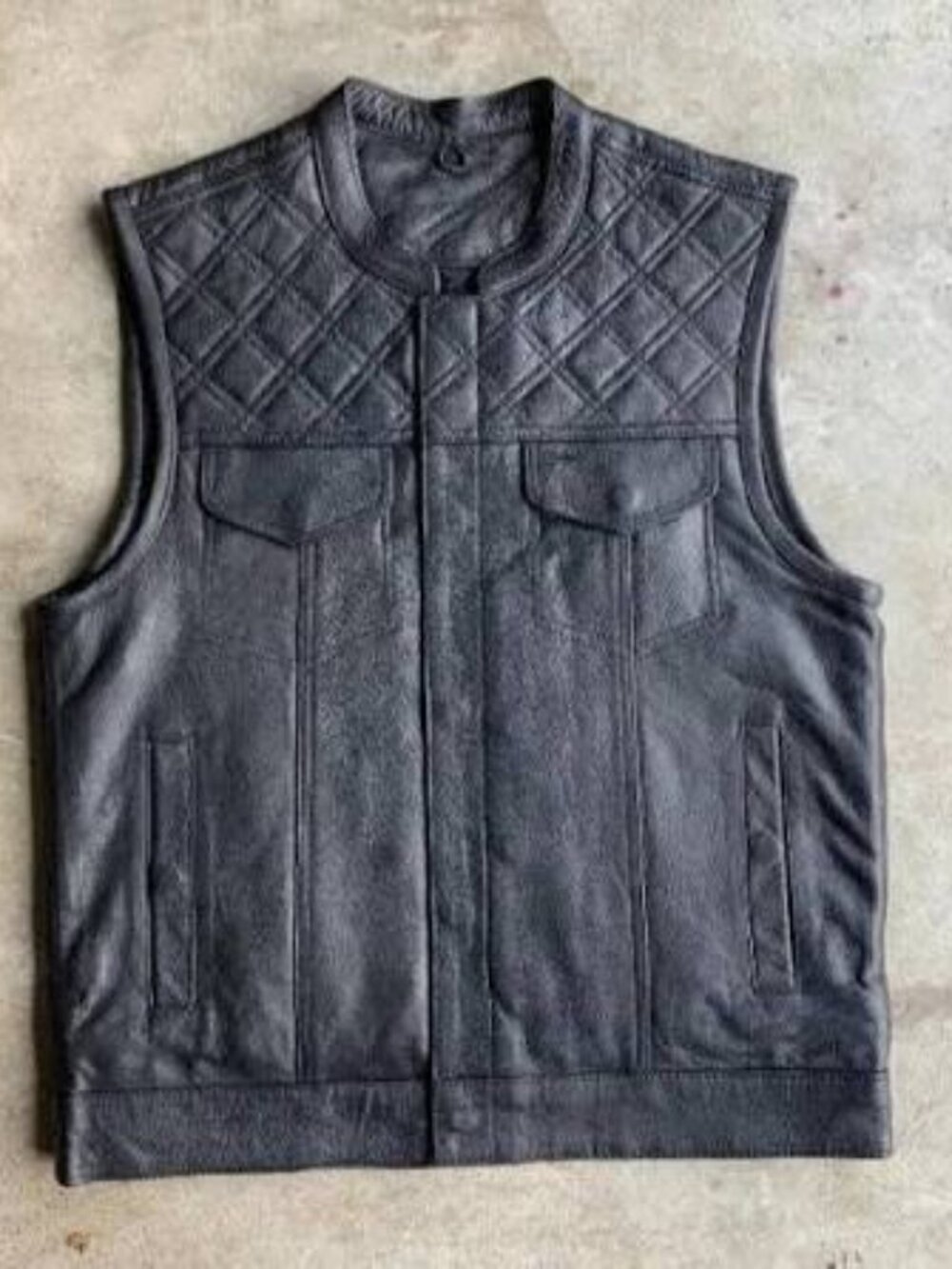 MEN'S UNIK LEATHER VEST